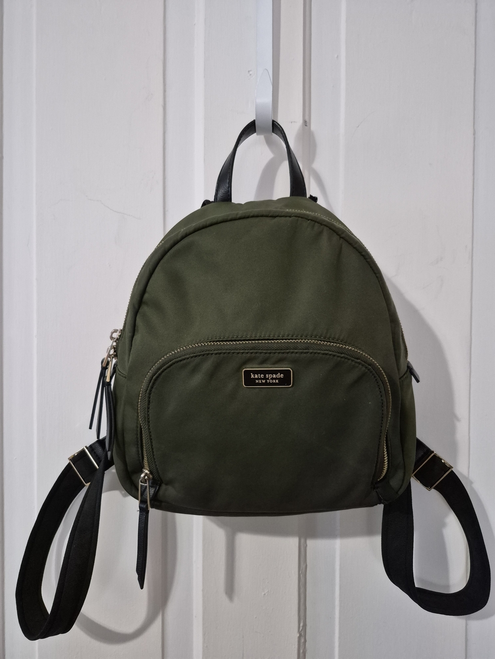 Kate Spade Green Nylon Backpack